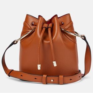 Christian Louboutin By My Side embellished textured-leather bucket bag